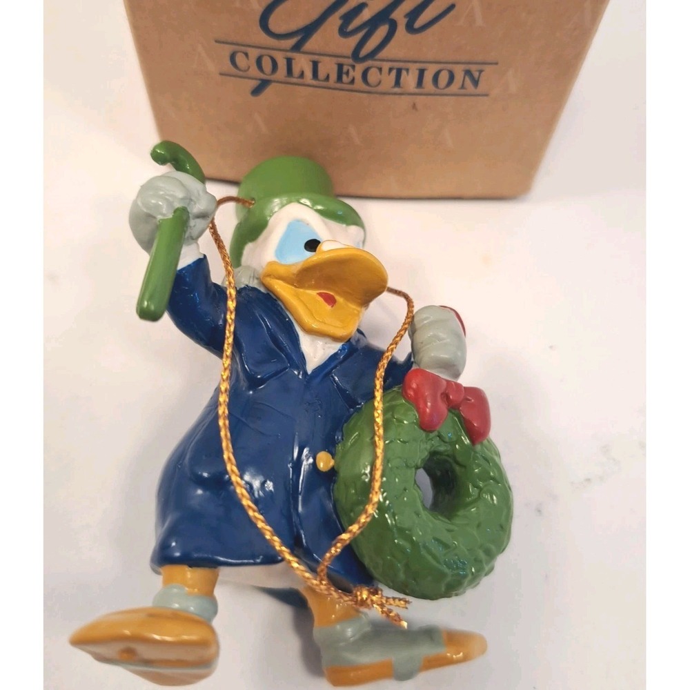 Vintage 1992 Avon Ebenezer Scrooge McDuck Disney's Christmas Carol Ornament